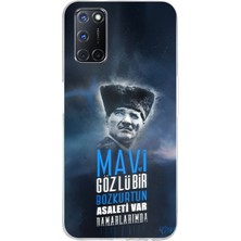 TechTree Oppo A52-A72-92 Uyumlu Atatürk Temalı Asalet ve Bozkurt Baskılı Silikon Kılıf