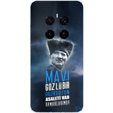 TechTree Honor Magic 7 Pro Uyumlu Atatürk Temalı Asalet ve Bozkurt Baskılı Silikon Kılıf