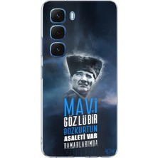 TechTree Infinix Hot 60 - Hot 60I Uyumlu Atatürk Temalı Asalet ve Bozkurt Baskılı Silikon Kılıf