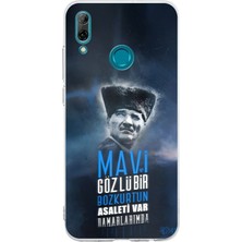 TechTree Huawei P Smart 2019 Uyumlu Atatürk Temalı Asalet ve Bozkurt Baskılı Silikon Kılıf