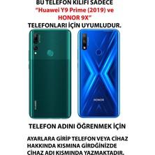 TechTree Honor 9x Uyumlu Mavi Dalgalar Baskılı Silikon Kılıf