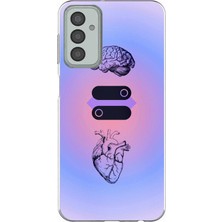 TechTree Samsung Galaxy M13-M23 Uyumlu Mantık ve Duygu Temalı Baskılı Silikon Kılıf