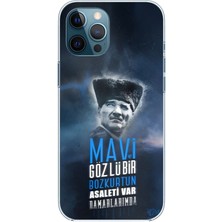 TechTree iPhone 12 Pro Max Uyumlu Atatürk Temalı Asalet ve Bozkurt Baskılı Silikon Kılıf