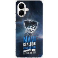 TechTree Infinix Smart 10 Uyumlu Atatürk Temalı Asalet ve Bozkurt Baskılı Silikon Kılıf