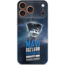 TechTree iPhone 17 Pro Max Uyumlu Atatürk Temalı Asalet ve Bozkurt Baskılı Silikon Kılıf