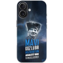 TechTree iPhone 17 Uyumlu Atatürk Temalı Asalet ve Bozkurt Baskılı Silikon Kılıf