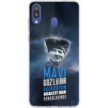 TechTree Samsung Galaxy M20 Uyumlu Atatürk Temalı Asalet ve Bozkurt Baskılı Silikon Kılıf