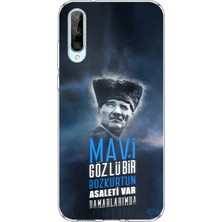 TechTree Huawei P Smart S Uyumlu Atatürk Temalı Asalet ve Bozkurt Baskılı Silikon Kılıf