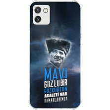 TechTree Samsung Galaxy A03 Uyumlu Atatürk Temalı Asalet ve Bozkurt Baskılı Silikon Kılıf