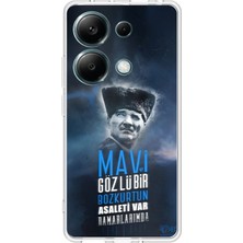 TechTree Redmi Note 13 Pro 4g Uyumlu Atatürk Temalı Asalet ve Bozkurt Baskılı Silikon Kılıf
