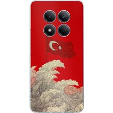 TechTree Redmi Note 15 Pro 4g Uyumlu Ay Yıldız Türk Dalgası Baskılı Silikon Kılıf