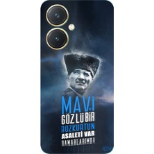 TechTree Vivo Y27 Uyumlu Atatürk Temalı Asalet ve Bozkurt Baskılı Silikon Kılıf