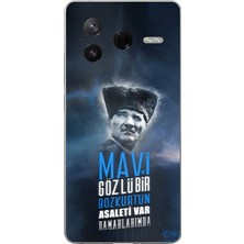 TechTree Poco F7 Pro Uyumlu Atatürk Temalı Asalet ve Bozkurt Baskılı Silikon Kılıf