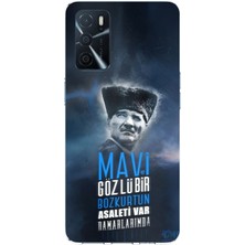 TechTree Oppo A16 - A54 - A55 Uyumlu Atatürk Temalı Asalet ve Bozkurt Baskılı Silikon Kılıf