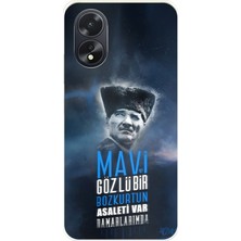 TechTree Oppo A38 Uyumlu Atatürk Temalı Asalet ve Bozkurt Baskılı Silikon Kılıf