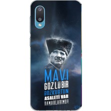 TechTree Samsung Galaxy A02 Uyumlu Atatürk Temalı Asalet ve Bozkurt Baskılı Silikon Kılıf