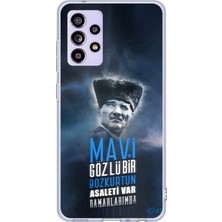 TechTree Samsung Galaxy A52-A52S Uyumlu Atatürk Temalı Asalet ve Bozkurt Baskılı Silikon Kılıf