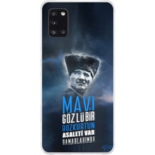 TechTree Samsung Galaxy A31 Uyumlu Atatürk Temalı Asalet ve Bozkurt Baskılı Silikon Kılıf