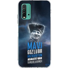 TechTree Redmi 9t-Poco M3 Uyumlu Atatürk Temalı Asalet ve Bozkurt Baskılı Silikon Kılıf