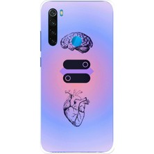 TechTree Redmi Note 8 Uyumlu Mantık ve Duygu Temalı Baskılı Silikon Kılıf