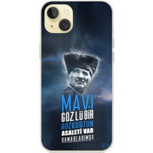 TechTree iPhone 15 Plus Uyumlu Atatürk Temalı Asalet ve Bozkurt Baskılı Silikon Kılıf