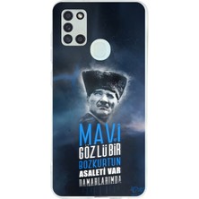 TechTree Samsung Galaxy A21S Uyumlu Atatürk Temalı Asalet ve Bozkurt Baskılı Silikon Kılıf