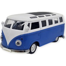 Çek Bırak Klasik T1 Vosvos Minibüs Oyuncak Araba - 14 cm Nostaljik Hippi Van - 1 Adet