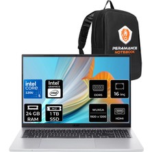 Acer Aspire Go Intel Core 5 120U 24GB Ram 1tb SSD 16" Wuxga (1920X1200) Freedos NX.JSAEY.002P315 Taşınabilir Bilgisayar + Per4 Çanta