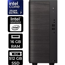 Asus V700 Mini Tower Intel Core Ultra 7 251HX 16GB Ram 512GB SSD WIN11 Pro V701ML7251HX028WP301 Masaüstü Bilgisayar + Per4 USB Bellek