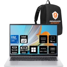 Acer Aspire Go Intel Core 5 120U 16GB Ram 256GB SSD 16" Wuxga (1920X1200) WIN11 Home NX.JSAEY.002P307 Taşınabilir Bilgisayar + Per4 Çanta