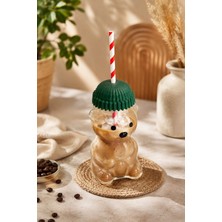 Enza Brewbear Cam Barista Soğuk Içecek Ayıcıklı Bardak 550 ml