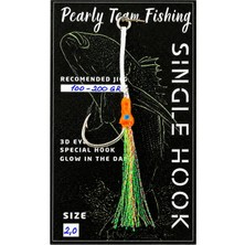 Pearly Team Fishing - Sıngle Hook ( 100GR - 200GR ) Kırmızı