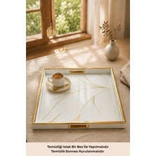 Belirtilmemiş Enza Beste Çay Kahve Kahvaltılık ve Sunum Tepsisi 40 x 40