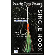 Pearly Team Fishing - Sıngle Hook ( 50GR - 120GR ) Turuncu