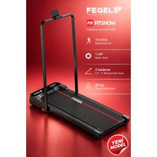 Fegel FG-30 Uzaktan Kumandalı Ultra İnce Tam Katlanabilir Sessiz Ev ve Ofis Yürüyüş Bandı 10 km/s