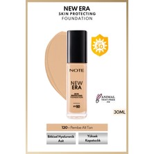 New Era Skin Protecting Spf 50 Nemlendirici Etkili Hyaluronik Asitli Fondöten - 120 Natural Beige