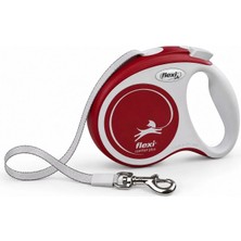 Flexi Comfort Plus Kırmızı Xsmall Şerit Köpek Gezdirme Tasması 3 Metre