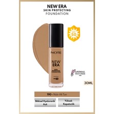 New Era Skin Protecting Spf 50 Nemlendirici Etkili Hyaluronik Asitli Fondöten - 190 Deep Neutral