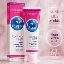 Pearl Drops Luminous Bright - Beyazlatıcı Diş Macunu, Anında Etkili, Işıltılı Parlaklık, SLS İçermez 75 ml