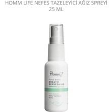 Homm Life Ağız Spreyi 25 ml Nane ve Karanfil Yağı ile Kötü Kokuları Giderir