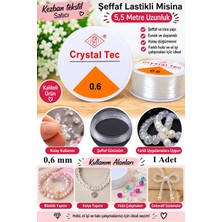 Kezban Tekstil Misina Şeffaf Lastikli 0.6 mm
