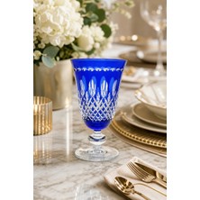 Kristal Market Royal Renkli Lüks Ayaklı Su Meşrubat Bardağı 280ML 1 Adet