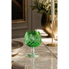 Kristal Market Bohemia Kristal Renkli Kristal Ayaklı Kahve Yanı Su Bardağı 250ML.