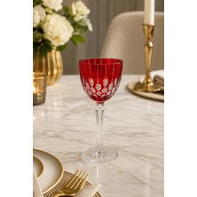 Kristal Market El Yapımı Damla Kesme Kristal Ayaklı Kadeh 165CC