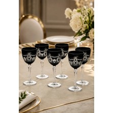 Kristal Market Ay Yıldız Desenli Kesme Kristal Kadeh 165CC