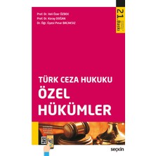 Seçkin Yayıncılık Türk Ceza Hukuku Özel Hükümler