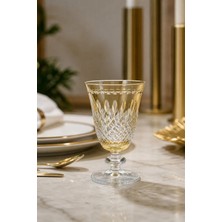 Kristal Market Royal Renkli Lüks Ayaklı Su Meşrubat Bardağı 280ML