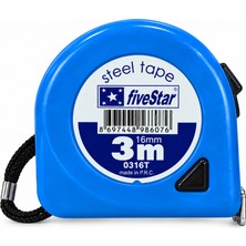 Cyh Fivestar 0316T 3 Metre x 16 mm Şerit Metre – El Tipi Ölçüm Metresi
