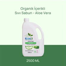 Ecos3 Organik İçerikli Aloe Vera Sıvı Sabun Vegan 2500 ml