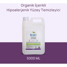 Ecos3 Hipoalerjenik Yüzey Temizleyici, Organik İçerikli & Vegan, Evcil Hayvan Dostu, 5000ml